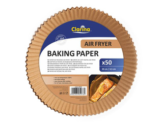 Küpsetuspaber Clarina Air Fryer, Ø20x4.5cm, 50tk