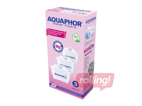 Veefiltri kassett Aquaphor Maxfor+ Mg, 3 tk.