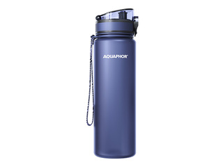 Aquaphor City veepudel filtriga, 800 ml, tumesinine + KAMPAANIA! Osta veepudel filtriga ja saa kingitus!