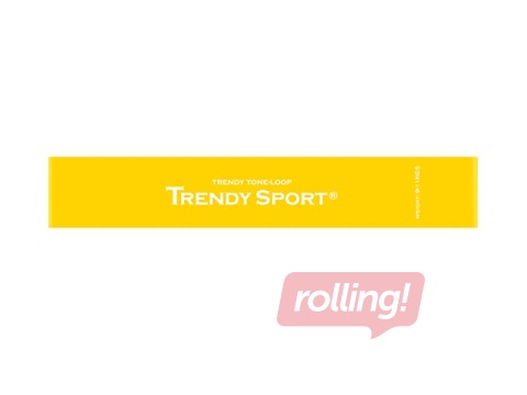 Ringikujuline treeningrihm, paksus - 0,5 mm, kollane