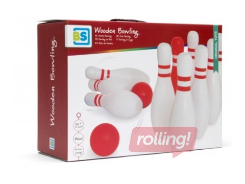 Bowling BS Toys, red and white