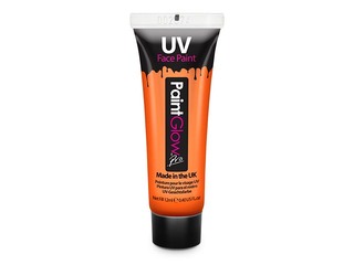 Sära pimedas, näo&keha värv PaintGlow, oranž