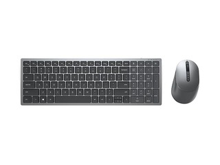 Dell Keyboard and Mouse KM7120W Wireless, 2.4 GHz, Bluetooth 5.0, ENG, Titan Gray 