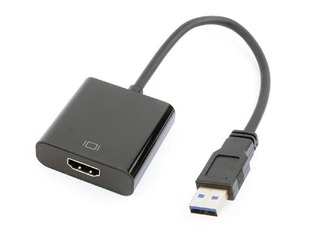 Adapteris Adapter USB to HDMI - Black