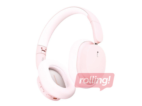 Baseus Bowie D05 Bluetooth 5.2 juhtmeta kõrvaklapid mikrofoniga (roosa-kuldne)