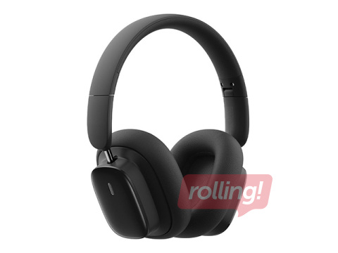 Baseus juhtmeta kõrvaklapid mikrofoniga ja müra summutamisega Bowie H1i (must)