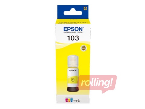 Tindikassett Epson 103 ECOTANK kollane (7500 lk., 65ml)