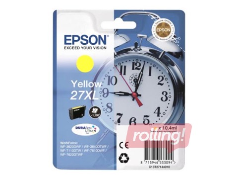 Tindikassett  Epson 27XL kollane, WF-7110DTW, 10.4 ml