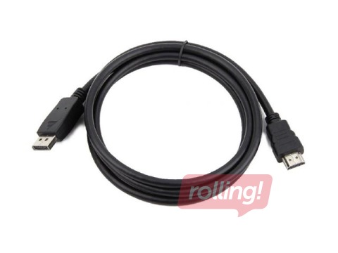 Kabelis Gembird DisplayPort Male - HDMI Male 7.5m Black