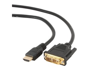 Kabelis Gembird HDMI - DVI 1.8m HD-Ready v1.3 melns