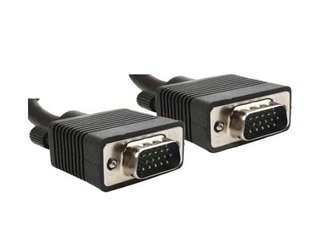 VGA kabelis, HD15 M-HD15 M, 1.8m, melns