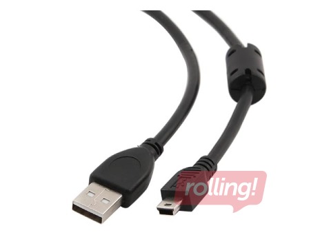 Kabelis Gembird Premium USB Male - MiniUSB Male 1.8m Black