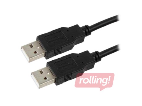Kabelis Gembird USB Male - USB Male 1.8m, Melns