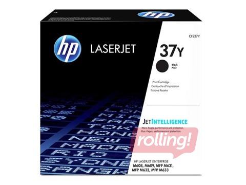 Tonera kasete HP 37Y, Melna (41000 lpp)