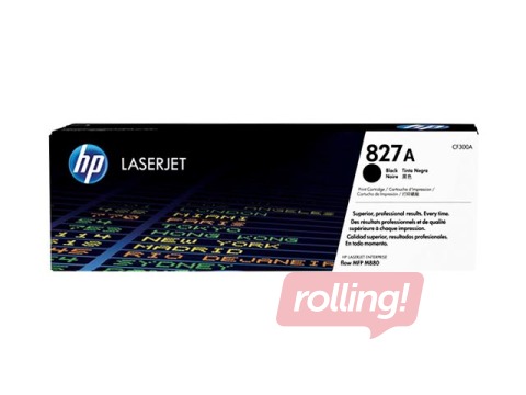 HP 827A Black LaserJet Toner Cartridge (~29,500 pages)