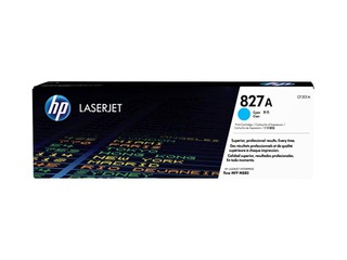 HP 827A Cyan LaserJet Toner Cartridge (~32,000 pages)