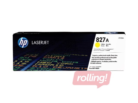 HP 827A Yellow LaserJet Toner Cartridge (~32,000 pages)