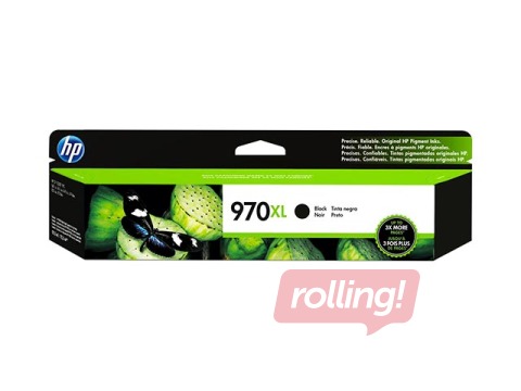 Tindikassett HP 970XL seadmele Officejet Pro X series, Must (9.200 lehte)