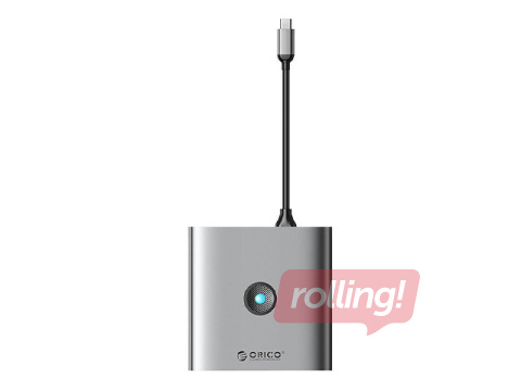 Adapter Orico Hub 8w1, HDMI 4K + 3x USB-A 3.0, USB-C, 100W PD + SD/TF