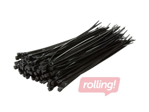 LogiLink Cable tie 2.5 x 100mm, black (100 pcs)