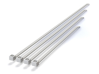 Cable tie 3.6 x 250 mm white, 100 pcs.
