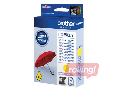 Tindikassett Brother MFCJ5620DW, kollane, (1200 lk)