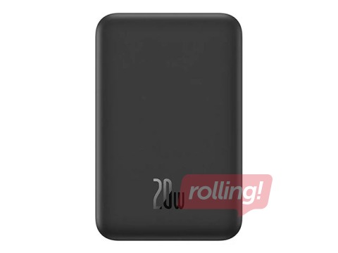 Magnetiline  juhtmevaba akupank Baseus MagSafe PD 20W, 5000mAh, must