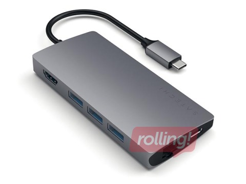 Satechi USB-C Multi-Port Adapter 4K HDMI, Gigabit Ethernet V2