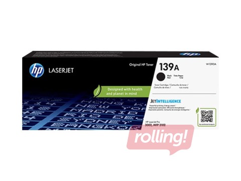 Toneri kassett HP 139A, must, 1500lk