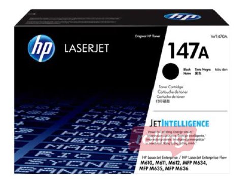 Tonera kasete HP 147A, Melna (10500 lpp)