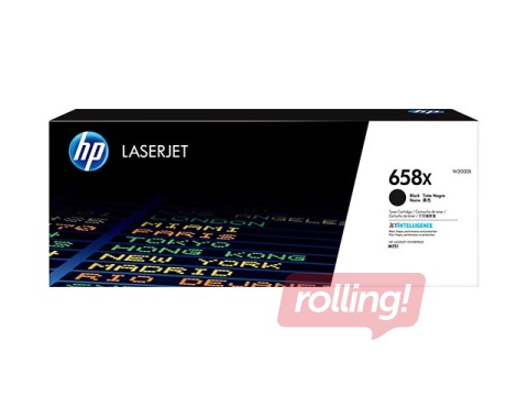 Tonera kasete HP 658X melna (33000 lpp)