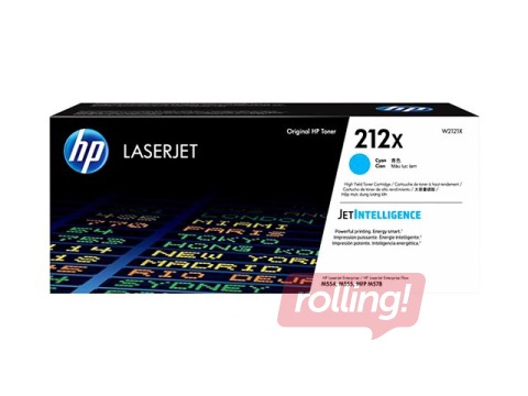 HP 212X High Yield Cyan Original LaserJet Toner Cartridge (10000 pgs)