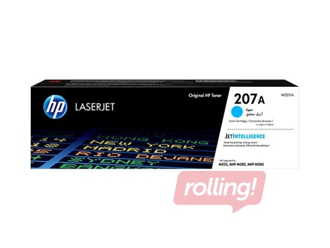 Toonerkassett HP 207A, sinine (1250 lk)