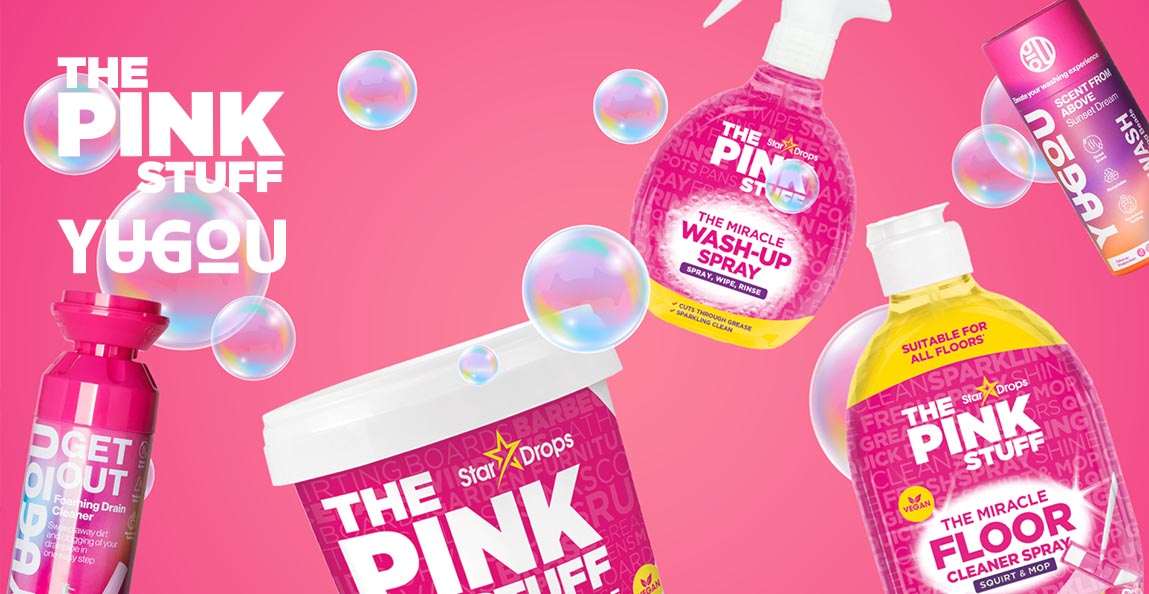 Osta The Pink Stuff ja YuGou tooteid ning saa kingikomplekt 