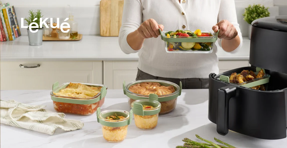 Osta Lekue tooteid ja saad kingituseks Lekue mikrolaineahju taldrikukate!