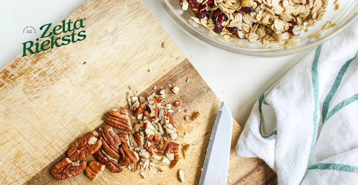 Osta Zelta rieksts tooteid ja saad kingituseks pähklite komplekt Päevane annus (5 sorti)!