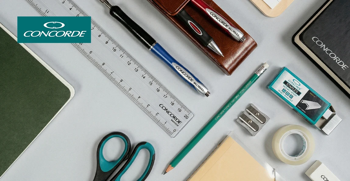 Osta Concorde tooteid ja saa kingituseks kaanega kaust-plašett ning pastakas!