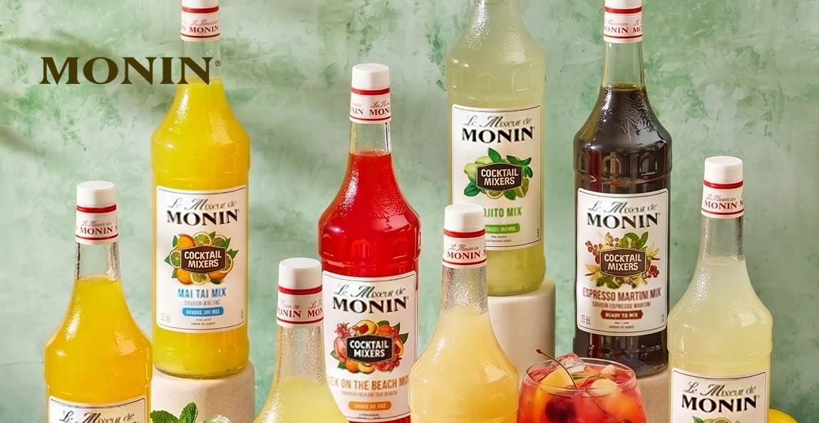 Osta MONIN tooteid ja saa kingituseks üks MONIN kokteilisiirupitest (1l)!