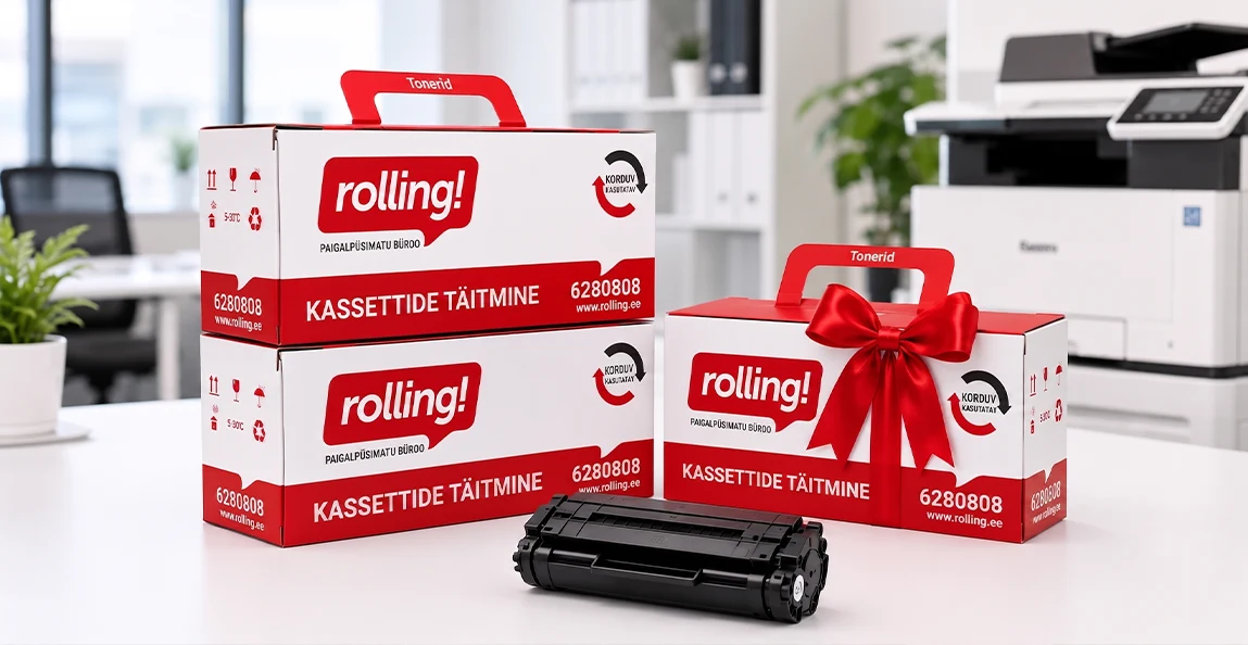 Täida kaks kassetti, kolmanda saad tasuta!