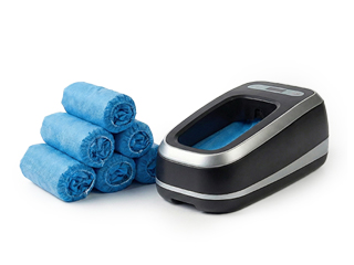 Shoe covers, protective footwear covers, shoe cover dispensers