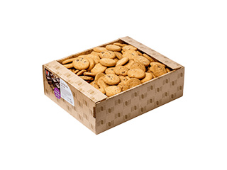 Biscuits in large boxes