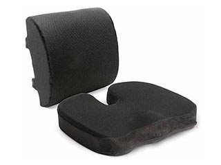 Back support and seat cushions