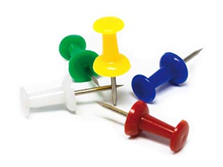 Drawing and Push Pins