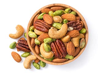 Snacks, nuts un dried fruits