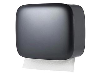 Toilet paper, hand towel and soap dispensers, electric hand dryers