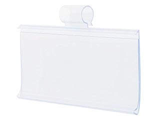 Datastrips for wire and glass shelves