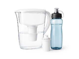 Water filter jugs, bottles and filters