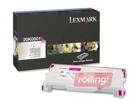 Toonerkassett Lexmark C510/ Optra C510, punane, (3000 lk)