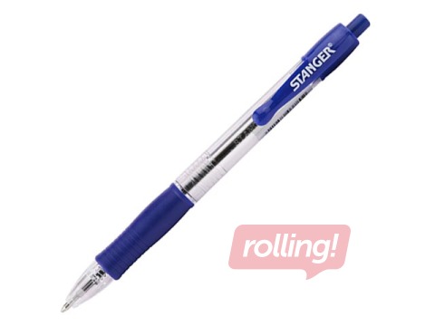 Шариковая ручка Stanger softgrip R, 1mm, синяя