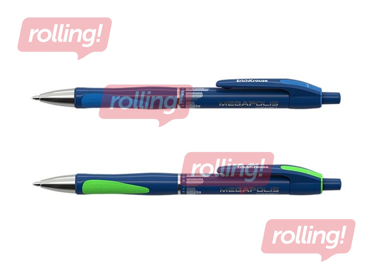 Pastapliiats ErichKrause Megapolis Concept, sinine, 0.7mm